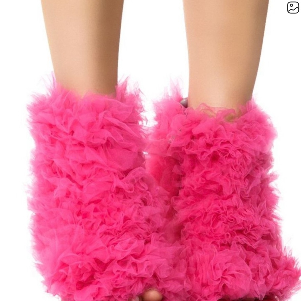 Azalea Wang Pink Tulle Heels